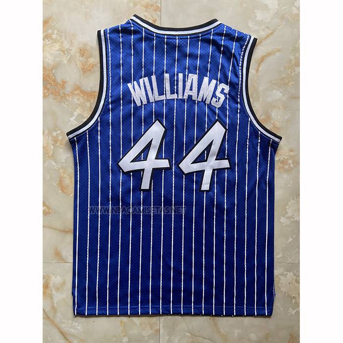 Camiseta Orlando Magic Brandon Williams NO 44 Mitchell & Ness 2009-10 Azul